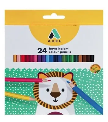 ADEL 24 RENK KURU BOYA KARTON KUTU 2365001 (Best)
