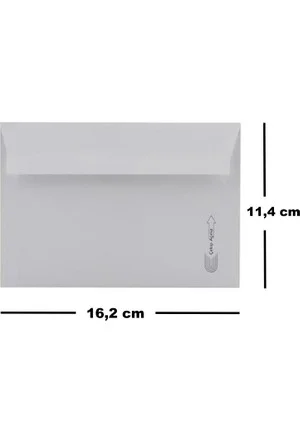 ASİL MEKTUP ZARFI 11,4x16,2 BUKLET 500 LÜ 110 Gr.AS-4007 (Best)