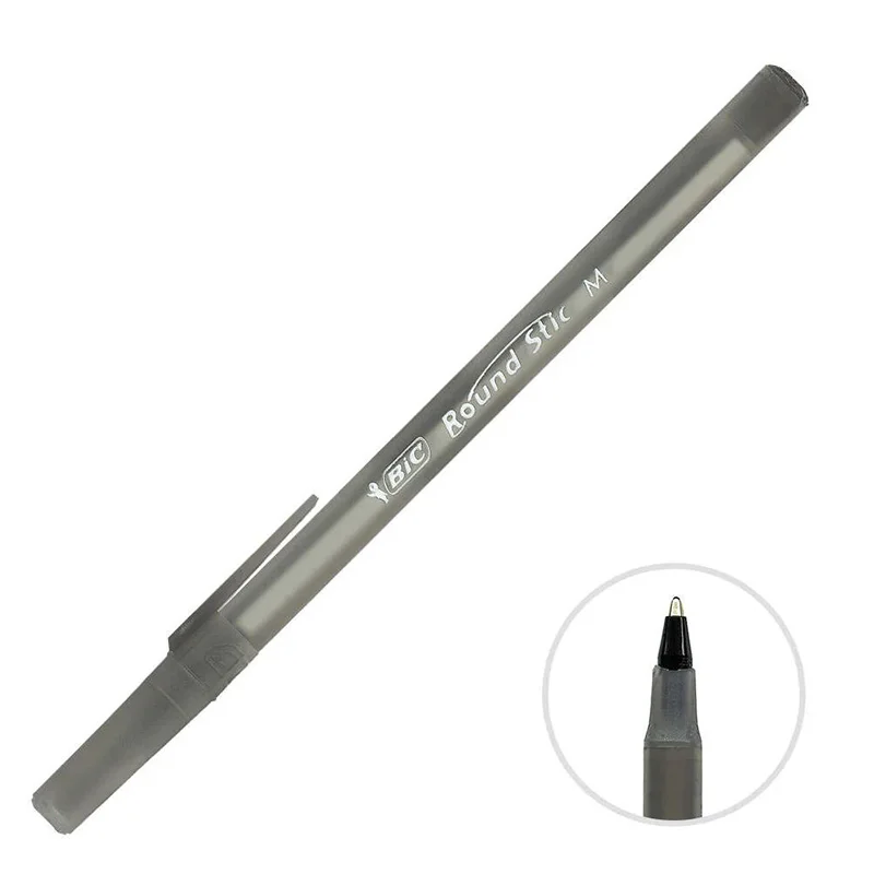 BİC ROUND STIC SİYAH TÜKENMEZ KALEM 962665 (ÖZEL FİYAT) (Best)