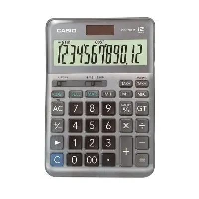 CASIO DF-120 FM HESAP MAKİNESİ 12 HANE (Best)