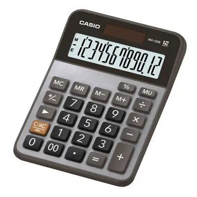 CASIO MX-120-B HESAP MAKİNESİ 12 HANE (Best)
