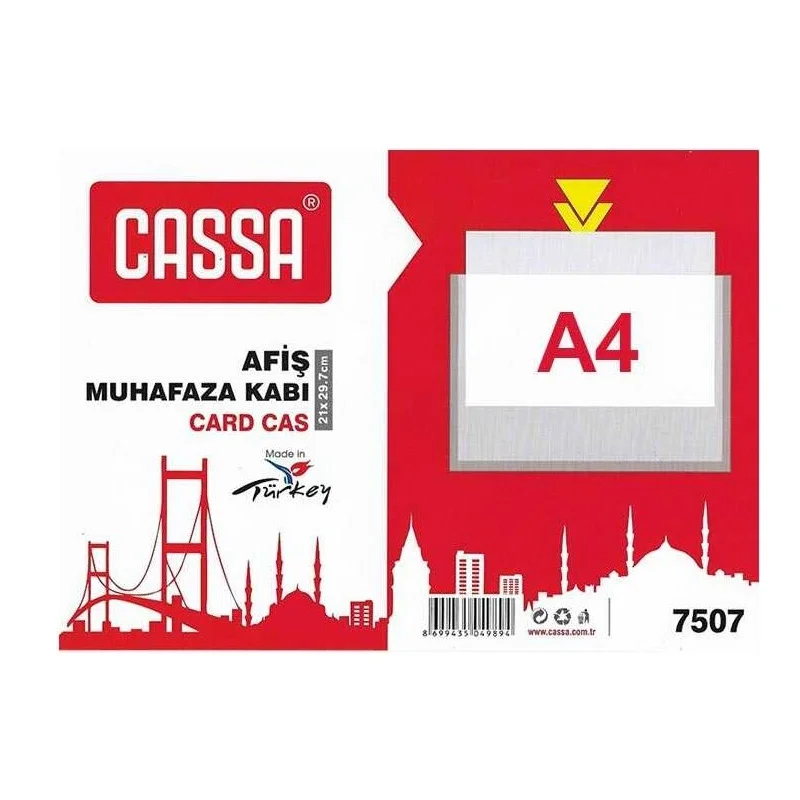 CASSA 7507 A4 AFİŞ MUHAFAZA KABI (Best)