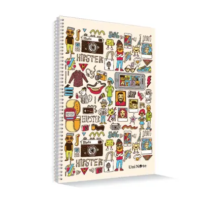 ÇINAR 72 YP A4 SPİRALLİ KARELİ KARTON KAPAK DEFTER 31002 (Best)