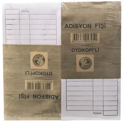 DİLMAN ADİSYON FİŞİ OTOKOPİLİ 2 NÜSHA (Best)