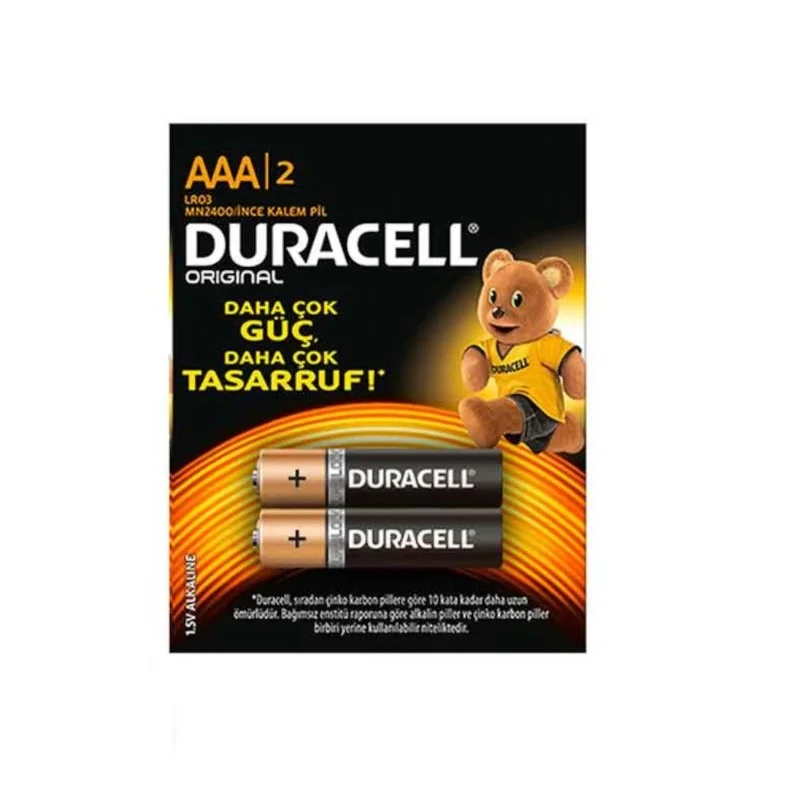 DURACELL 2 Lİ KARTELA AAA İNCE PİL 97350530 (Best)