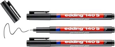EDDİNG 140 S SİYAH PARMANENT KALEM (Best)