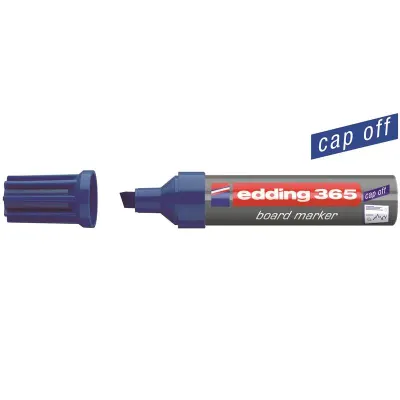 EDDİNG 365 KALIN KESİK UÇ MAVİ TAHTA KALEMİ (Best)