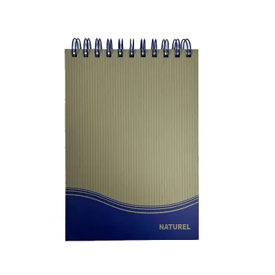 ELMA A4 SERT NATUREL KAPAK SPİRALLİ ÇİZGİLİ BLOKNOT 100 yp. (Best)