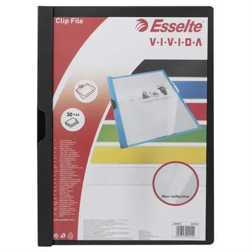 ESSELTE 5637 SIKIŞTIRMALI DOSYA SİYAH (Best)