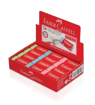 FABER DUST-FREE RENKLİ SİLGİ 24 LÜ 5130187125 (Best)