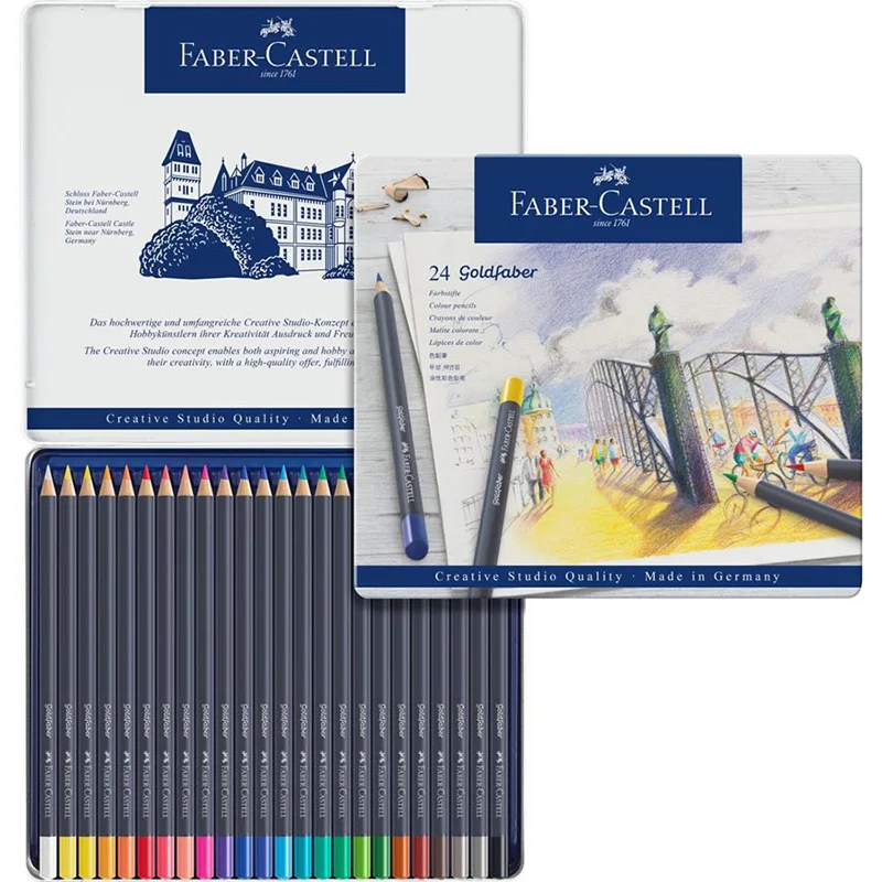 FABER GOLDFABER 24 RENK BOYA KALEMİ 114724 (Best)