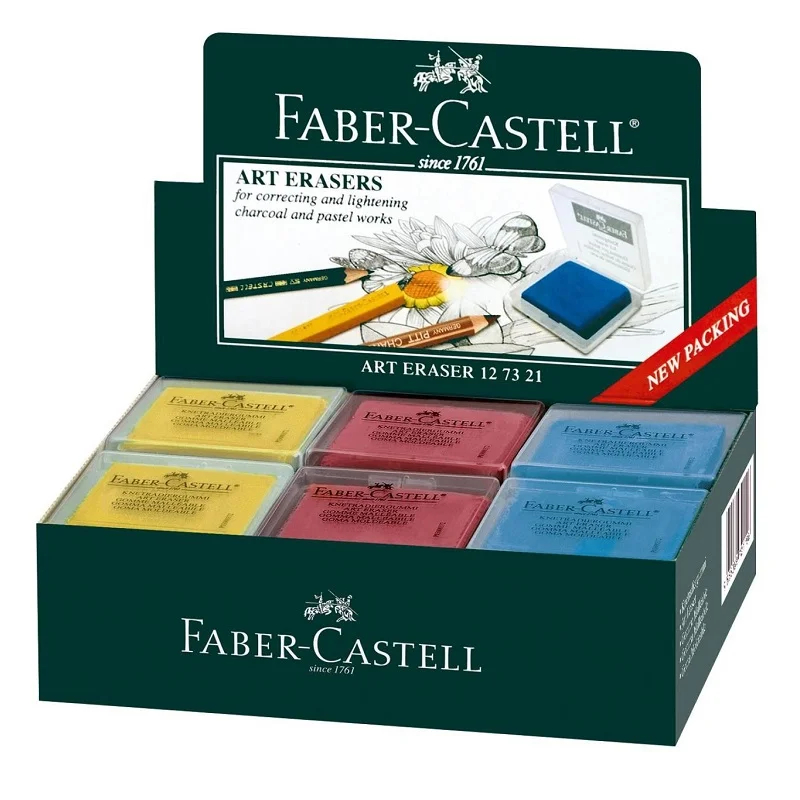 FABER HAMUR SİLGİ RENKLİ PLS TEKLİ KUTULU 18 Lİ 127321 (Best)