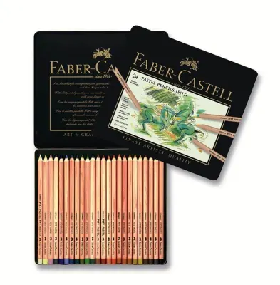 FABER PITT 24 RENK PASTEL BOYA 112124 (Best)
