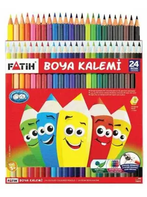 FATİH 24 RENK TAM BOY KURU BOYA 33225 (Best)