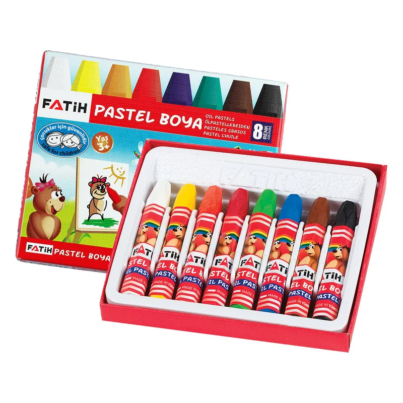 FATİH 8 RENK PASTEL BOYA 34008 (Best)