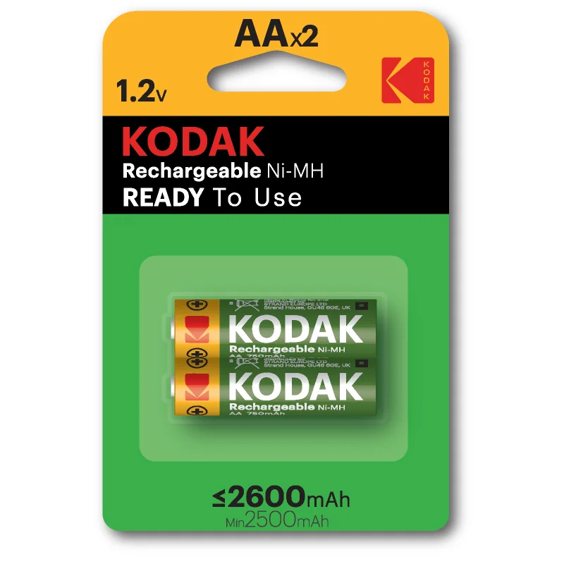 KODAK 30955080 KAAHR-2 2600 mAh.2 Lİ ŞARJLI KALEM PİL 383098 (Best)