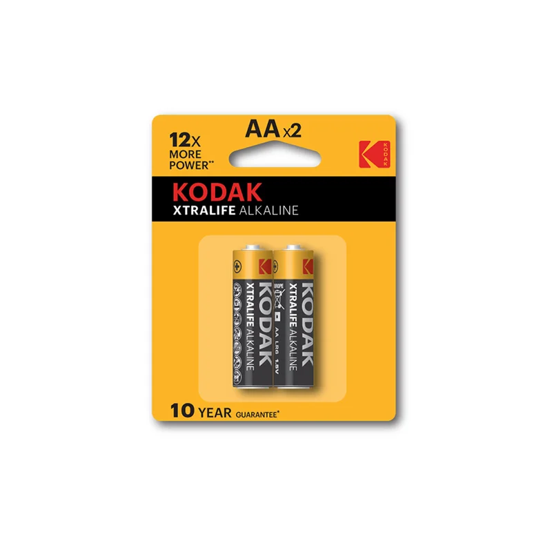 KODAK AA KALEM PİL 2 Lİ XTRALIFE ALKALİN AYRILABİLİR 2/6 KARTELA 30418462 (Best)