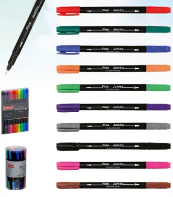 MİKRO ZW 612-48 FINELINER ÇİFT UÇLU KEÇELİ KALEM (Best)