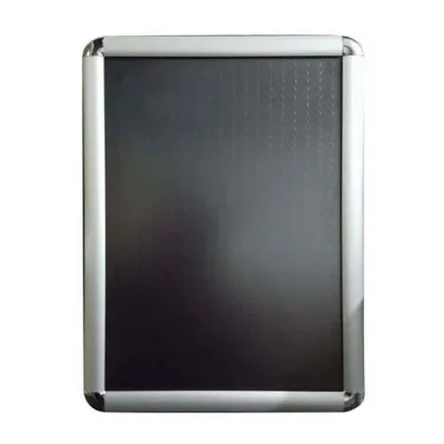 MULTİOFİS A4 GRİ ALÜMİNYUM RONDO 21x30 AÇ-KAPAT ÇERÇEVE 25 mm. (Best)