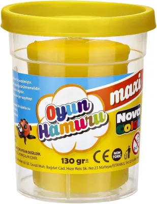 NOVA COLOR MAXİ OYUN HAMURU SARI NC-4140 (Best)