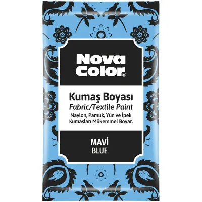 NOVA COLOR TOZ KUMAŞ BOYASI MAVİ 12 GR NC-902 (Best)
