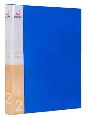 ÖNDER PP KAPAK MAVİ 2 HALKALI KLASÖR 1102-1 (Best)
