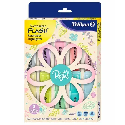 PELİKAN 10 LU PASTEL FOSFORLU KALEM PL6007 (Best)