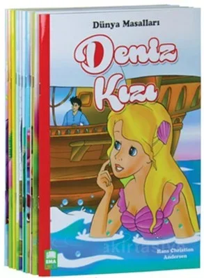 EMA ÇOCUK - DÜNYA MASALLARI 1ve2.SINIF BÜYÜK BOY 10 KİTAP