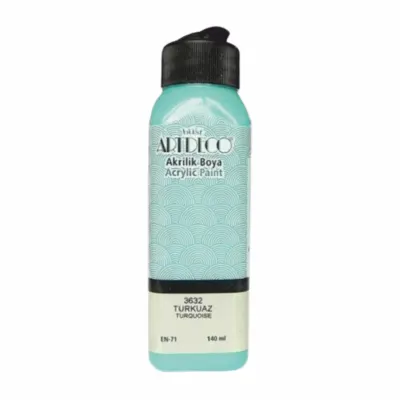 ARTDECO AKRİLİK BOYA 140 ML TURKUAZ 070R-3632 (Best)