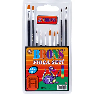 BRONS FIRÇA SETİ 10 LU BR-248 (Best)