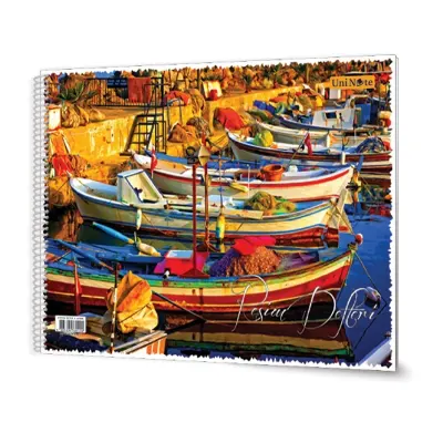 ÇINAR 33x48 SPİRALLİ  KARTON KAPAK RESİM DEFTERİ 15 YP 33001 (Best)