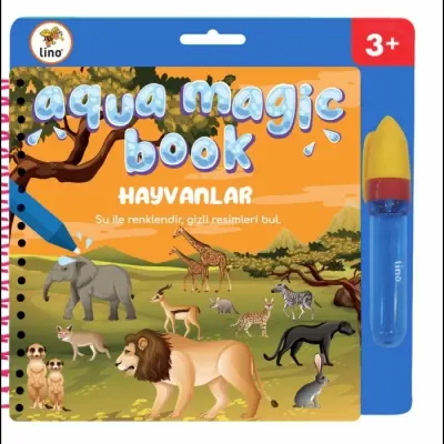 LINO TFL-1008 AQUA MAGIC BOOK HAYVANLAR SİHİRLİ BOYAMA KİTABI (Best)