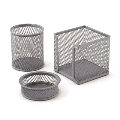 MAS 505 SILVER METAL FİLE 3 LÜ MASA SETİ (Best)