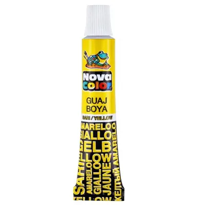 NOVA COLOR GUAJ BOYA TÜP SARI NC-115 (Best)
