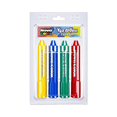NOVA COLOR YÜZ BOYASI 4 LÜ NC-211 (Best)