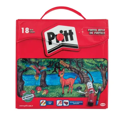 PRİTT 18 RENK ÇANTALI PASTEL 1048063 (Best)