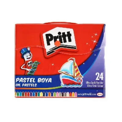 PRİTT 24 RENK ÇANTALI PASTEL 1048064 (Best)