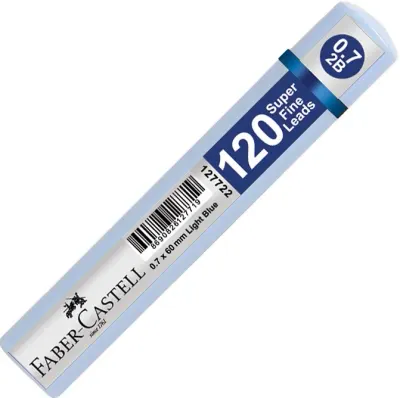 FABER MİN GRIP 07MM 2B 60MM 120 Lİ AÇIK MAVİ TÜP 127724