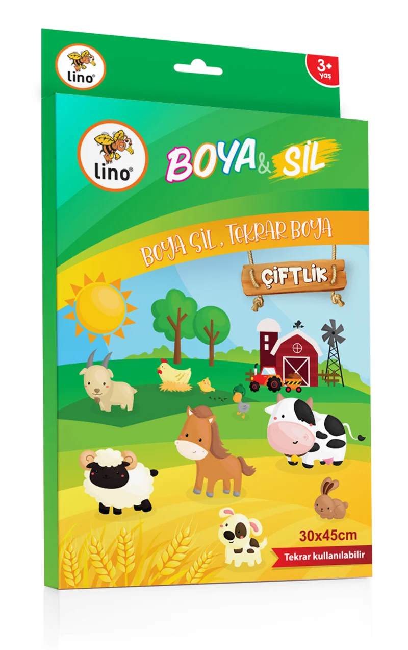 LİNO AKTİVİTE MATI BOYA &amp; SİL DENİZALTI (SİLİNEBİLİR) BS-2001