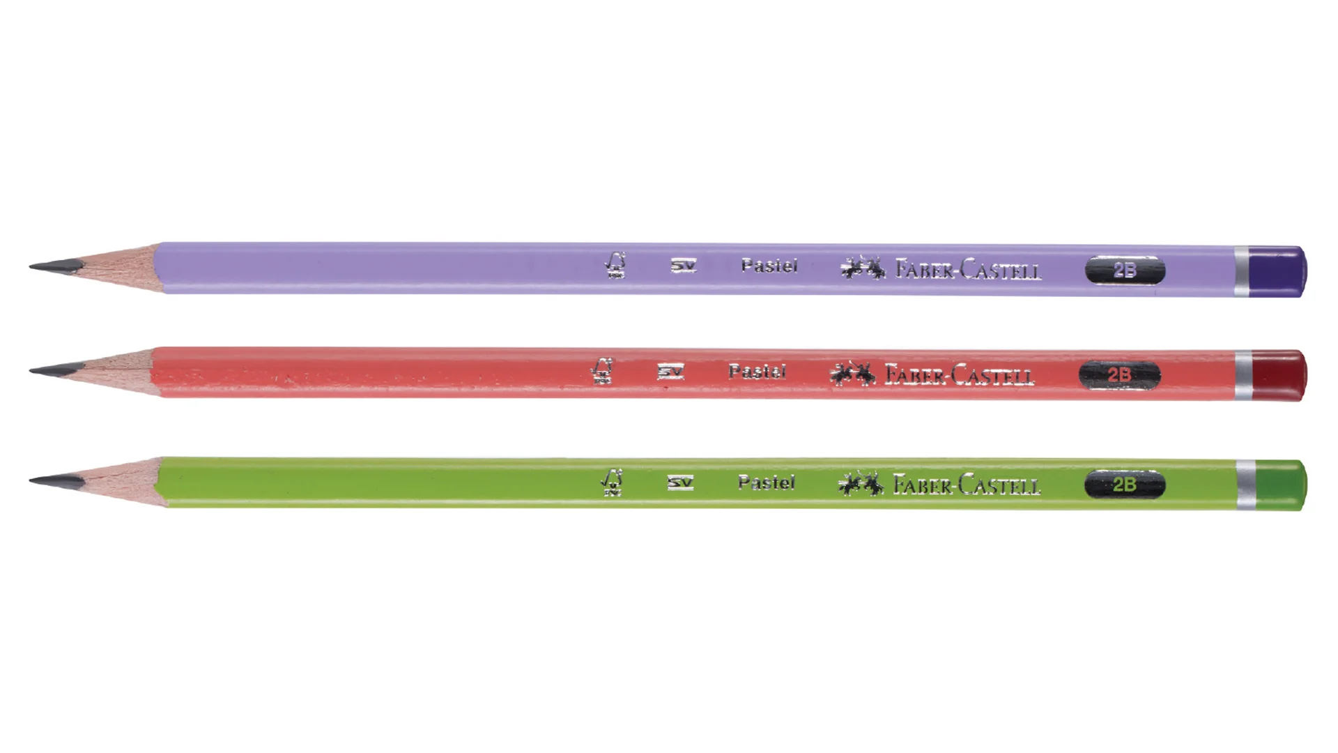 FABER-CASTELL KURŞUN KALEM MERCANLI ÜÇGEN 2B CASTEL 5244000064