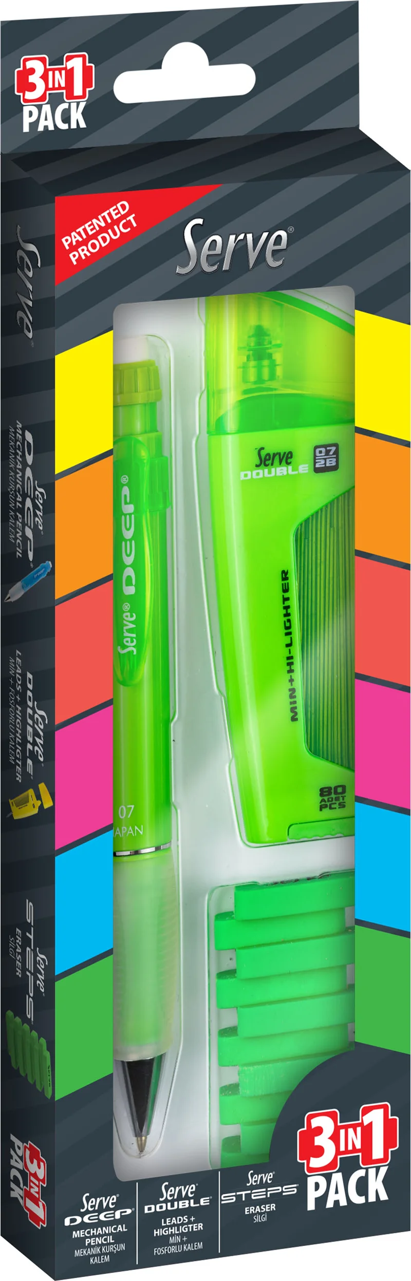 SERVE DEEP &amp; DBL-FOS KLM &amp; STEPS SILGL 07 YSL 3LU SV-DDSTS073Y