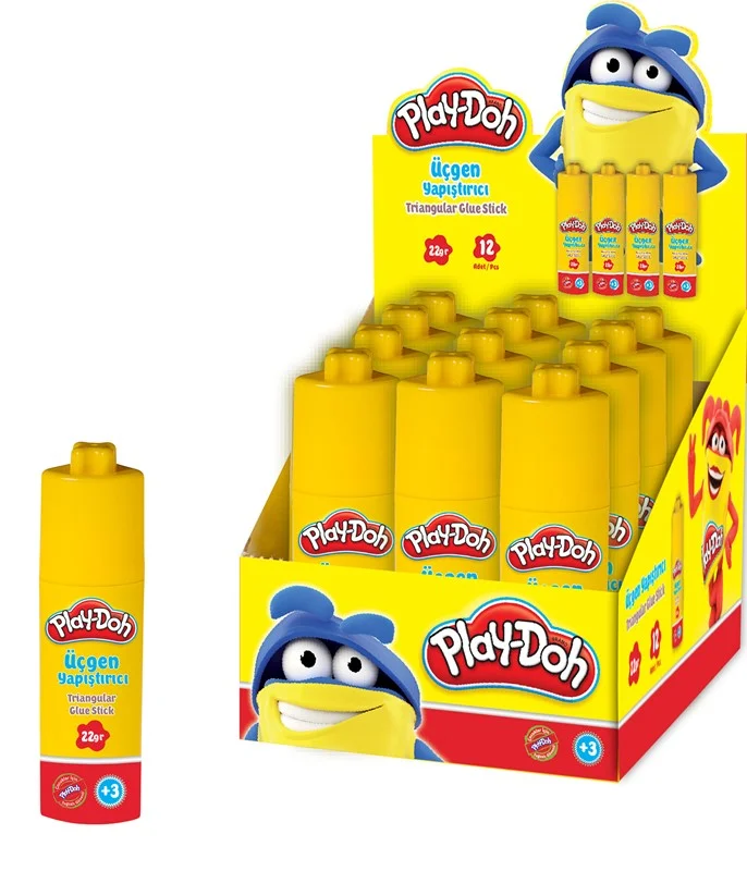 PLAY-DOH NEON YAPIŞTIRICI 21GR 12 Lİ PLAY-YP008