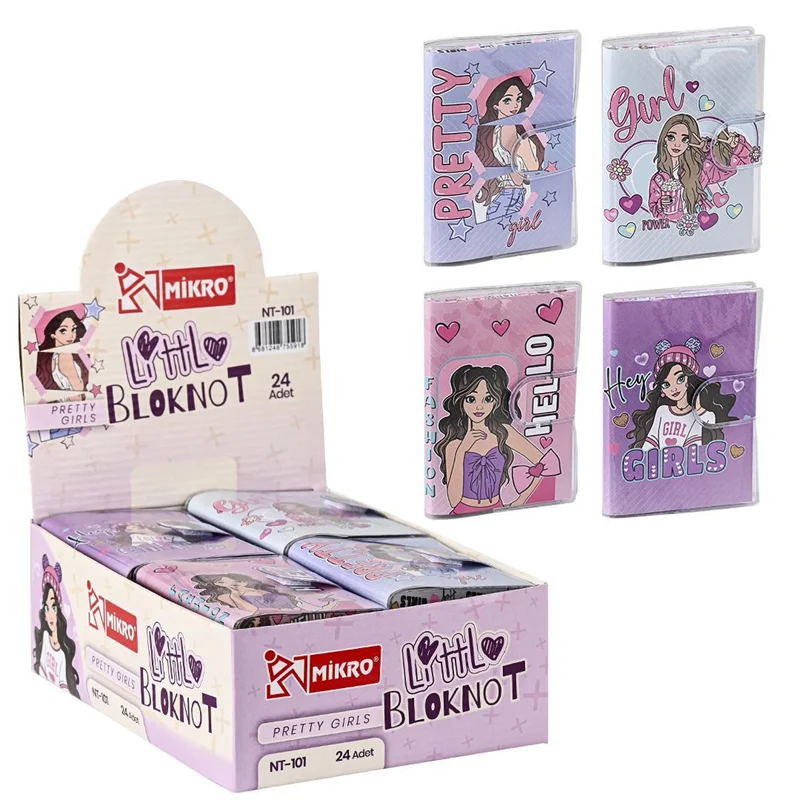 MİKRO NOT DEFTERİ NT-101 PRETTY GIRLS