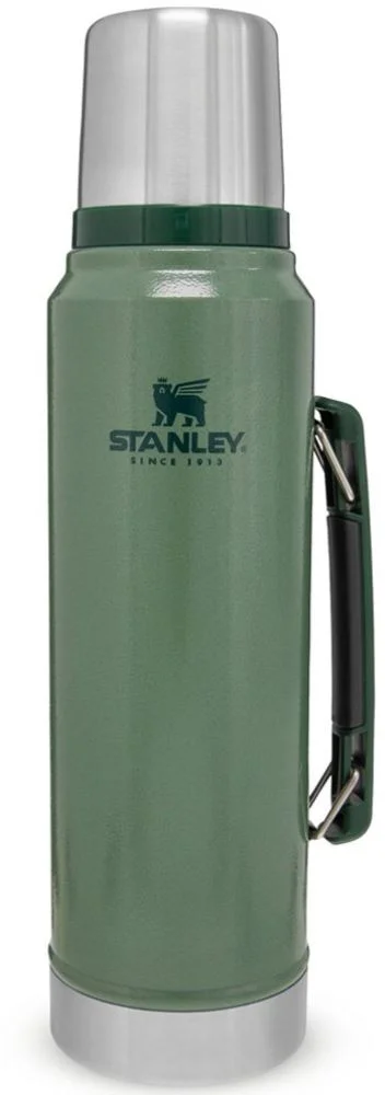 STANLEY TERMOS PASLANMAZ ÇELİK KLASİK VAKUMLU 1 LT YEŞİL 10-08266-001