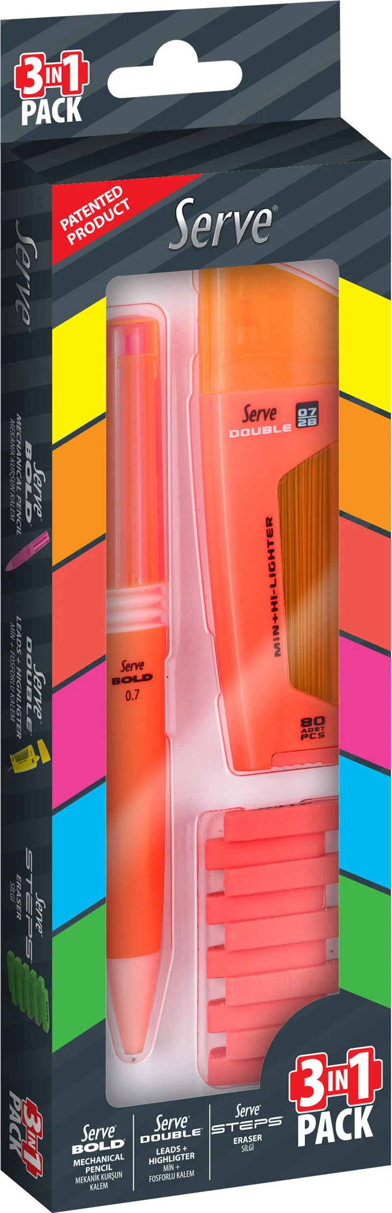 SERVE BOLD & DBL-FOS KLM& STEPS SILGL 07 KIR 3LU SV-DBSTS073K