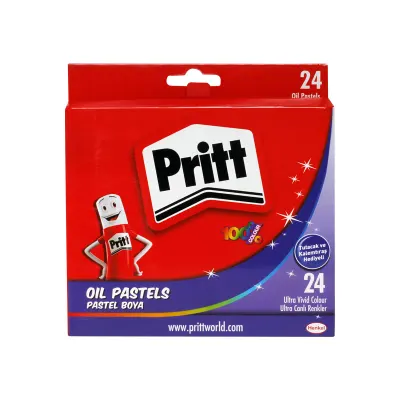 PRİTT 24 RENK PASTEL KARTON KUTU 1307853 (Best)
