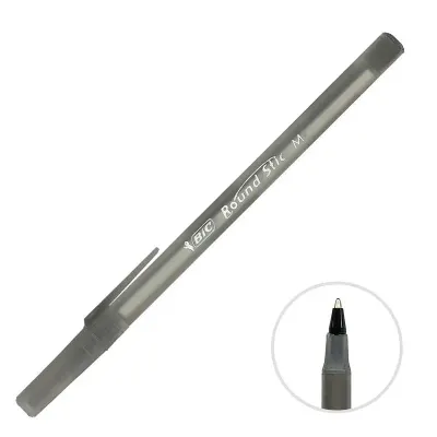 BİC ROUND STIC SİYAH TÜKENMEZ KALEM 962665 (ÖZEL FİYAT) (Best)