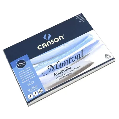 CANSON 200807317 CANMONTV 18x25 12 YP S.BOYA KAĞIDI BLOK 300 GR (Best)