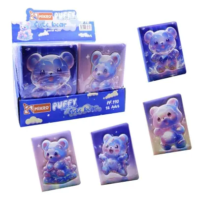 MİKRO PUFFY PF-110 CUTE BEAR NOT DEFTERİ (Best)