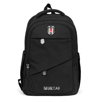 ME 26341 BEŞİKTAŞ ÇAPRAZ CEP DETAYLI SİYAH SIRT ÇANTASI (Best)